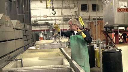 Wisconsin commercial video production for chrome plating company
