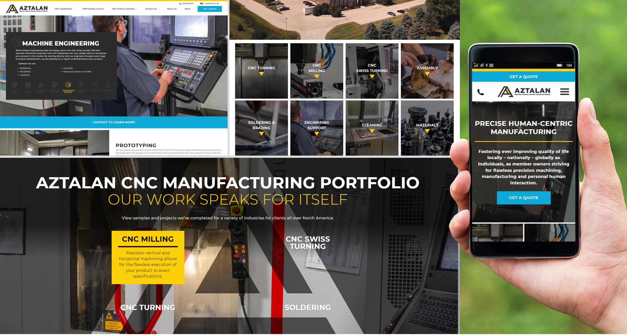 Milwaukee web marketing for Aztalan Engineering Inc.