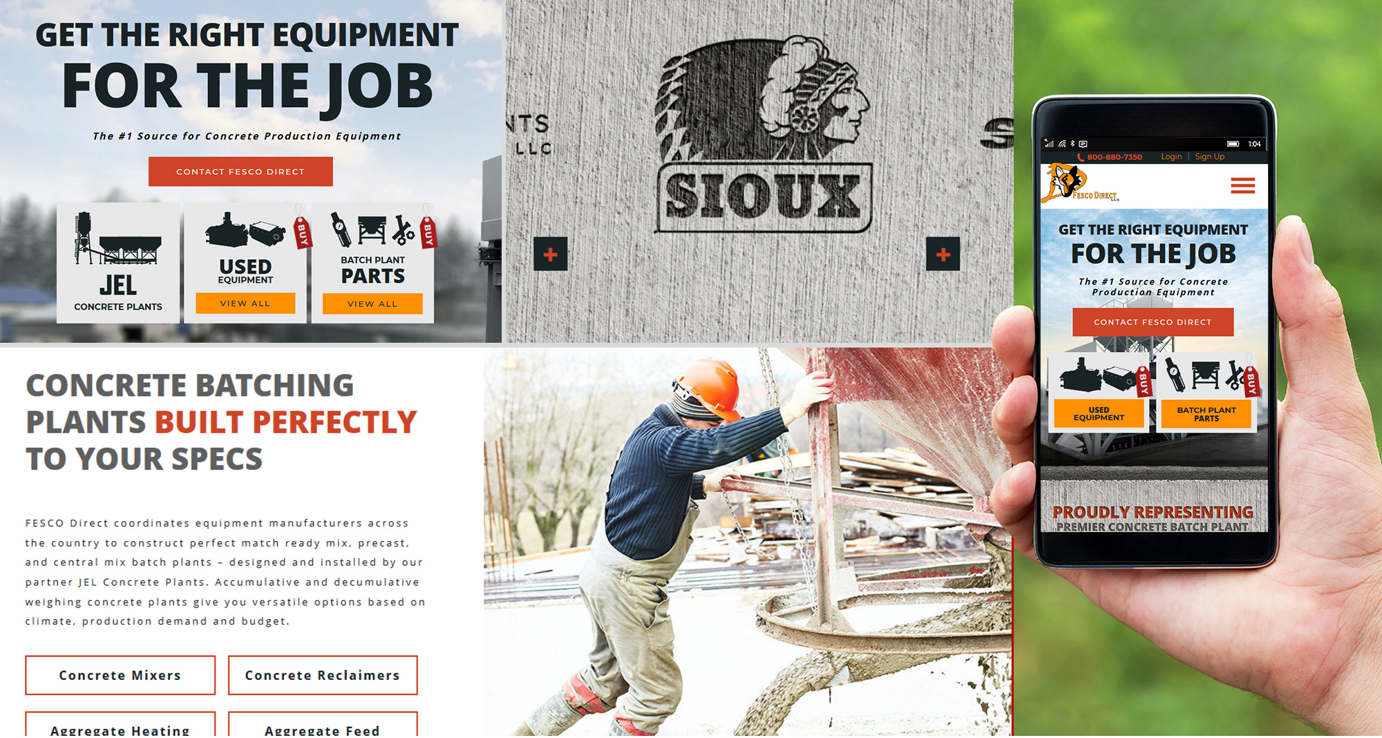 Milwaukee web design and development for Fesco Direct