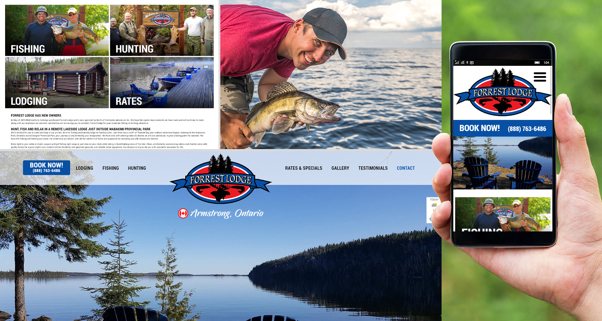 Milwaukee web design and development for Forrest Lodge