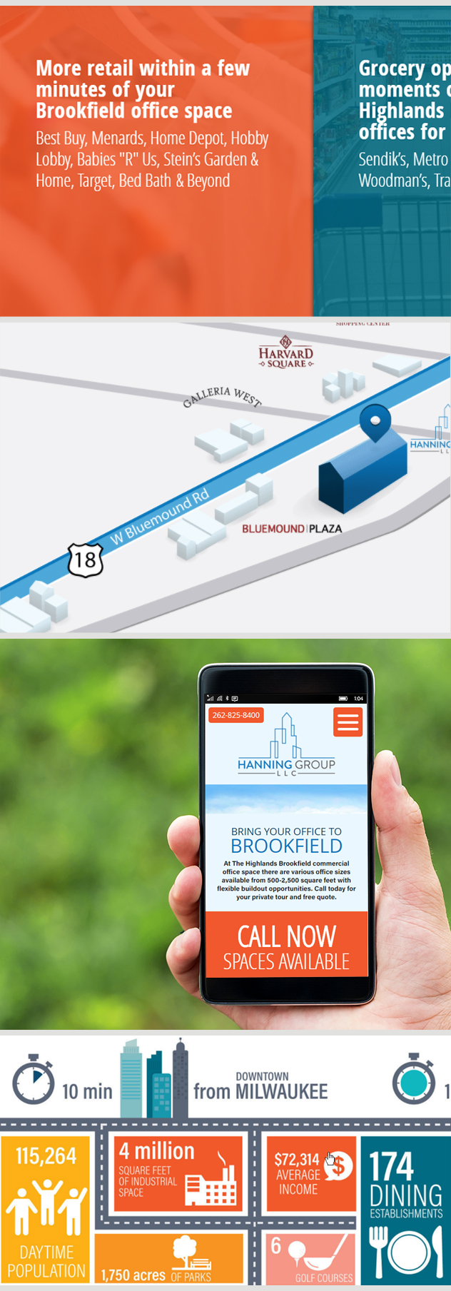 Milwaukee web marketing for Hanning Group LLC