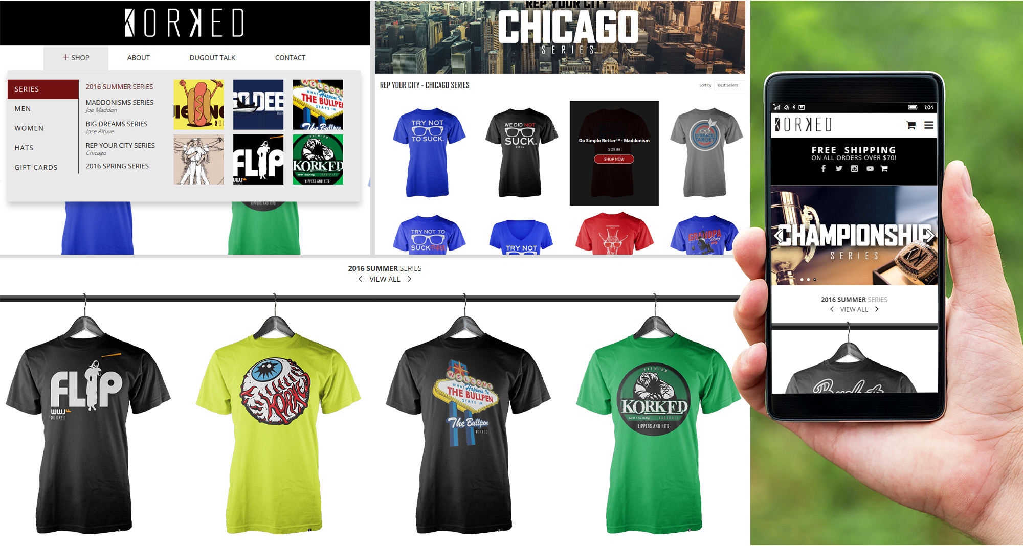 Clothing Company Website Design