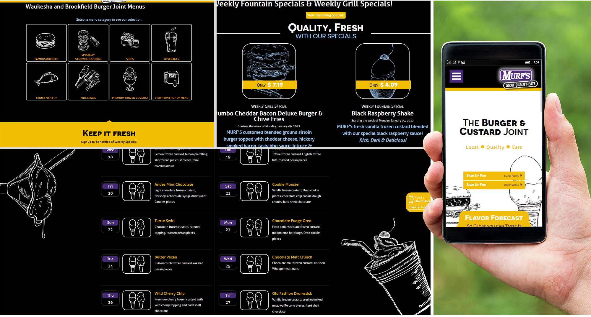 Waukesha Web Marketing Company for Local Custard Stand