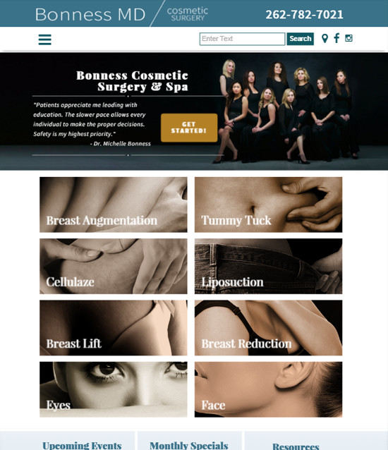 Website design Bonness