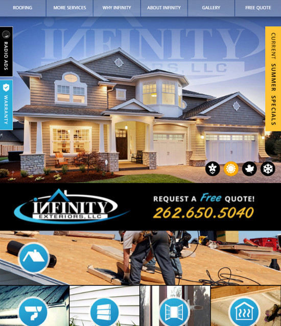 Website design Infinity