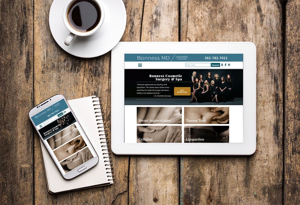 Mobile-responsive website for Dr. Bonness built by iNET