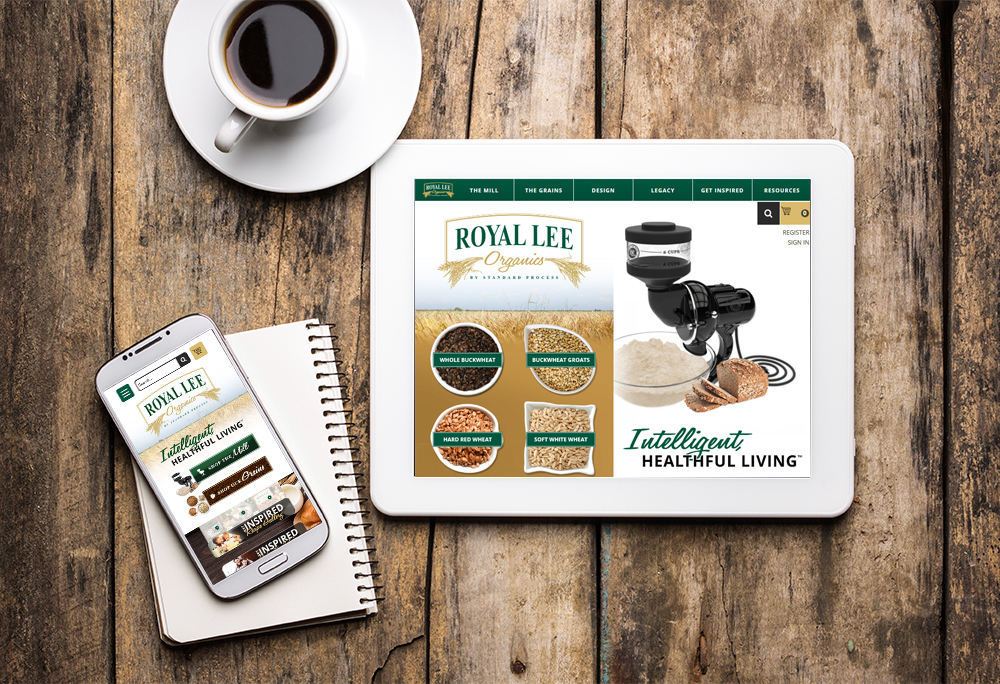 Mobile-responsive website for Organics By Lee built by iNET