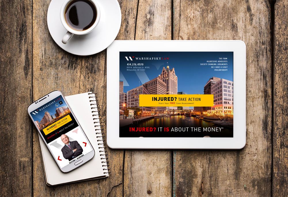 Mobile-responsive website for Warshafsky Law built by iNET